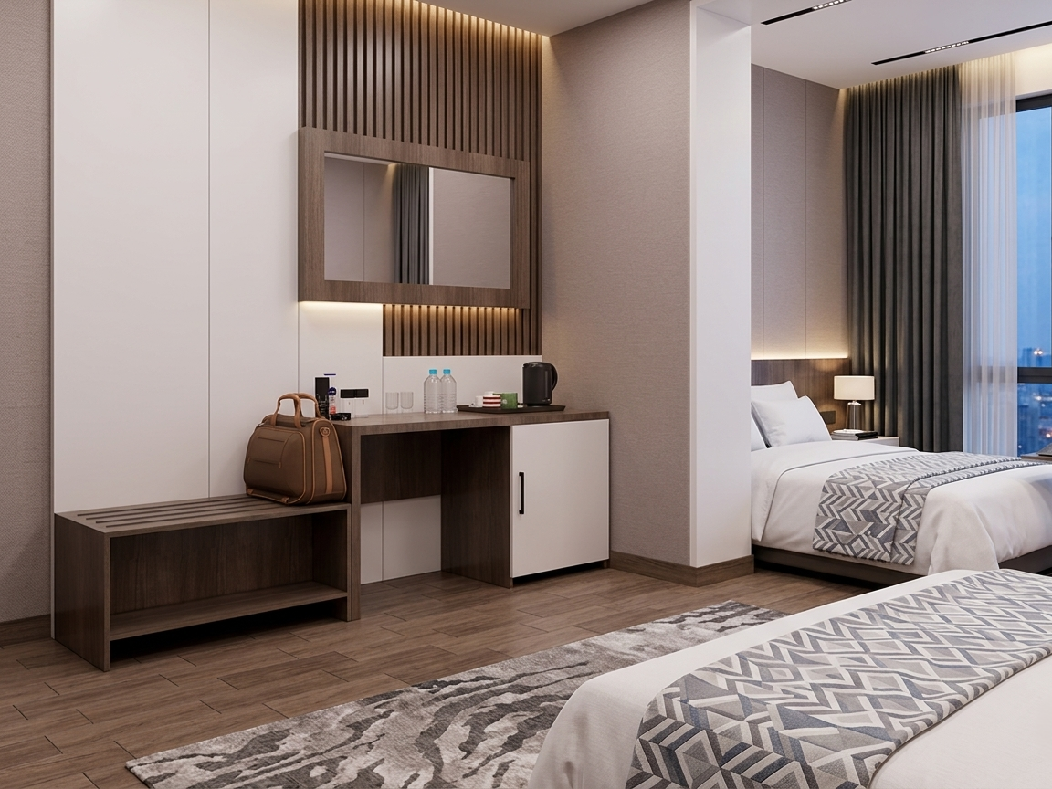 DEKA D HOTEL READING TABLE 140 & REFR CAB DOOR