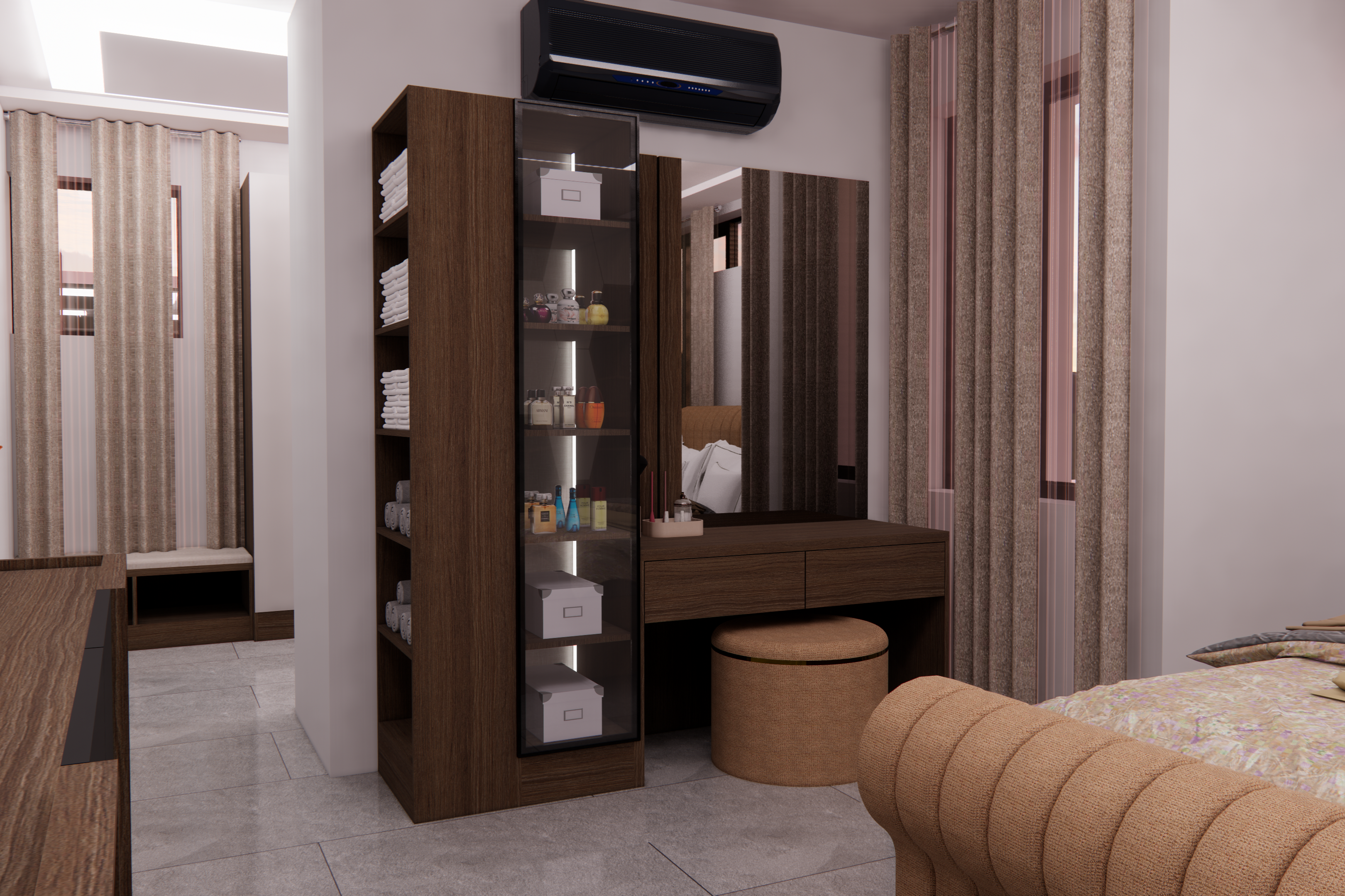 DELTA MAKE UP TABLE & LED LIGHTS