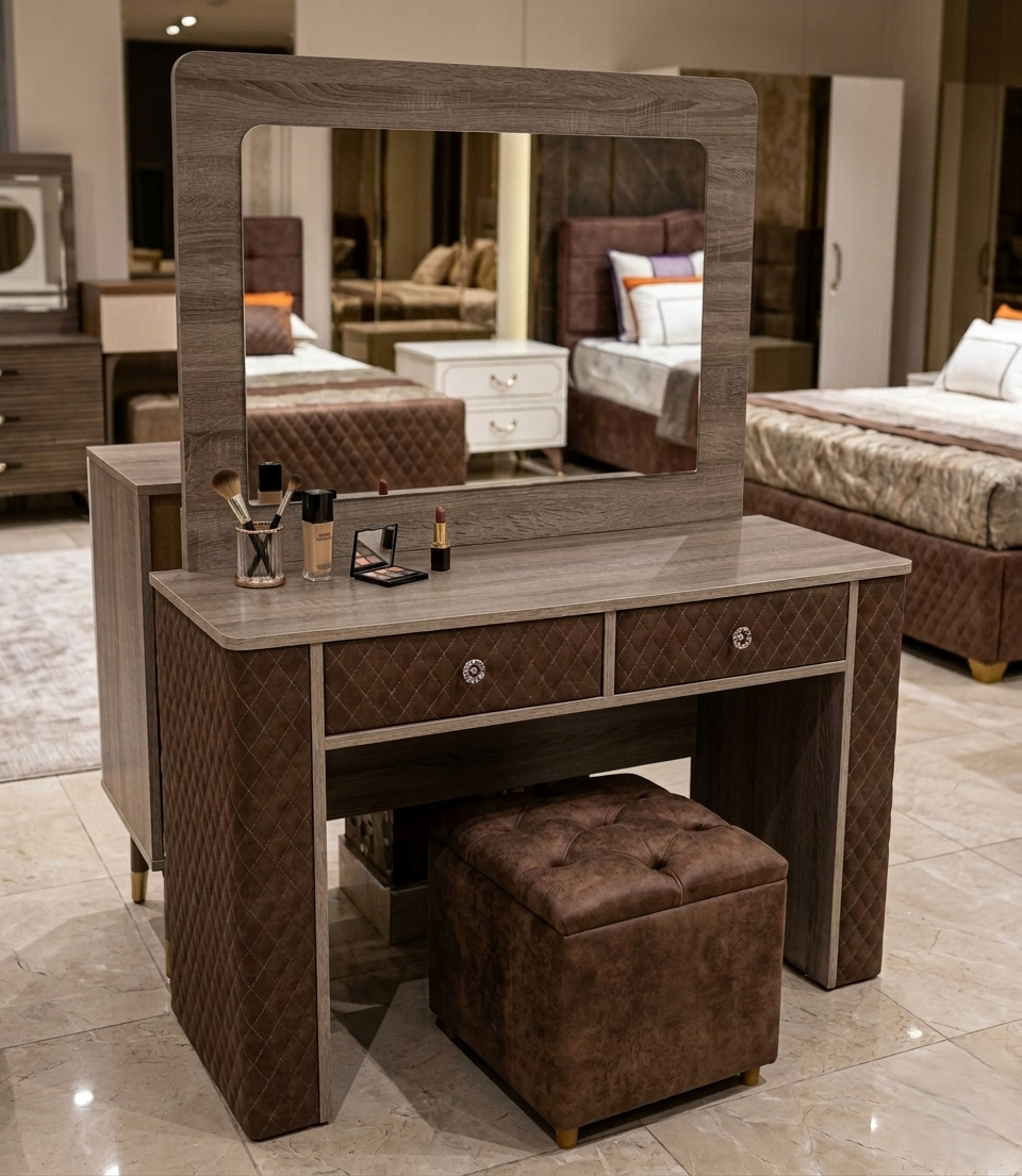 DOGA QUILTED MAKE-UP TABLE
