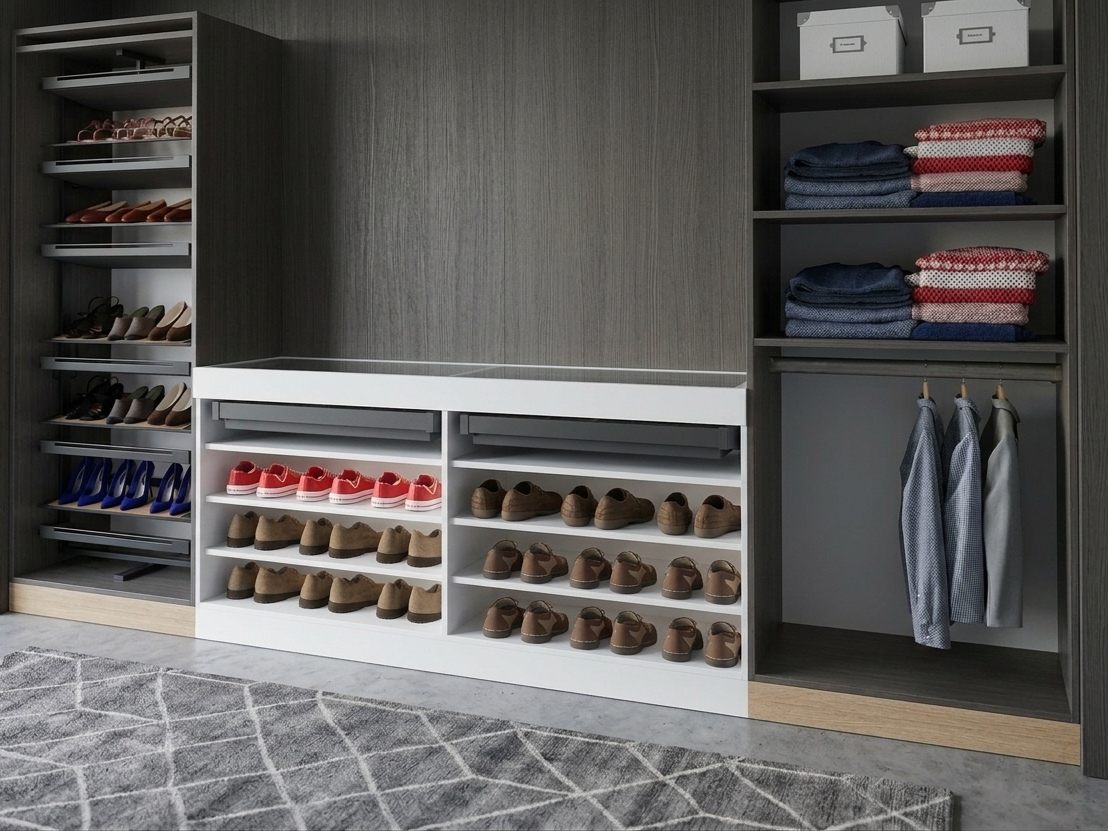 DUNA TURNING SHOE RACK & ORGANIZER WARDROBE