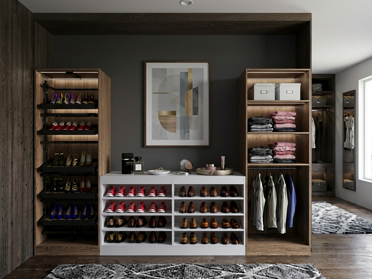 DUNA TURNING SHOE RACK WARDROBE