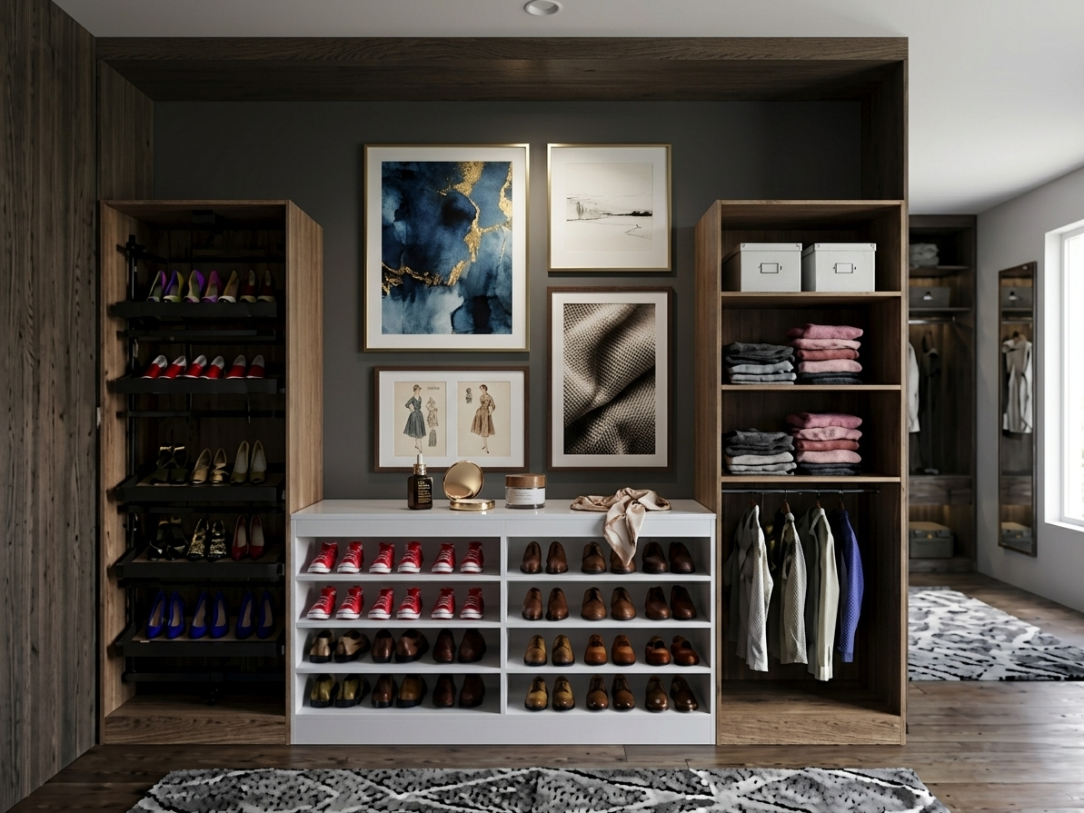 DUNA TURNING SHOE RACK WARDROBE