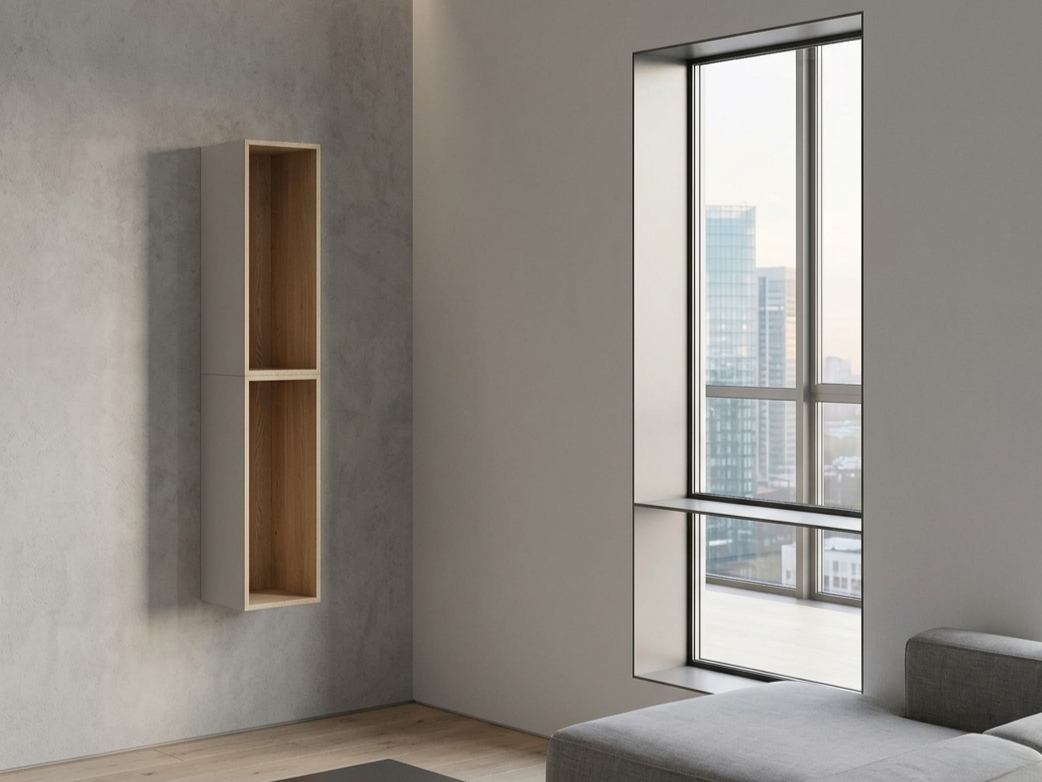 EGYPT SHELF CABINET & GLASS DOOR