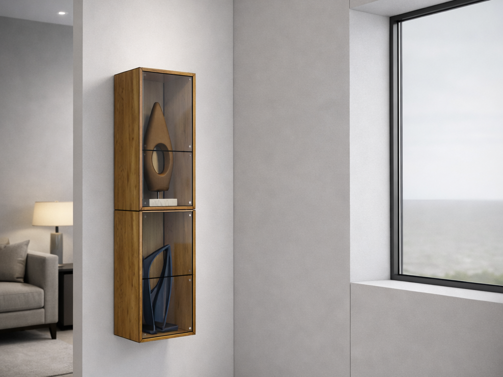EGYPT SHELF CABINET & GLASS DOOR