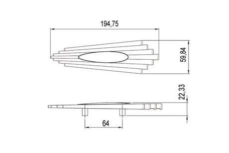 ESTE 64 KULP PIRINC-MAT SIYAH (SOMUNSUZ ) PK 490-160 (S)