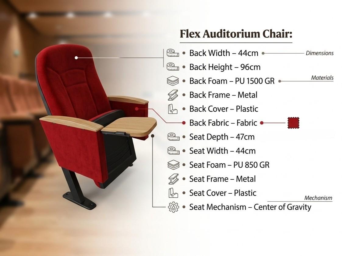 FLEX AUDITORIUM CHAIR
