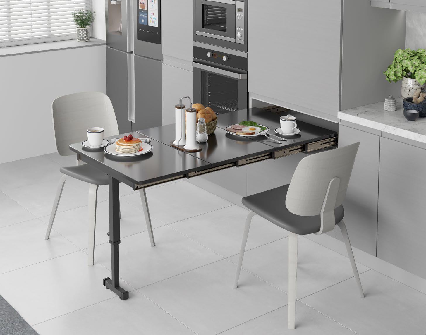 FOLDING TABLE MECHANISM