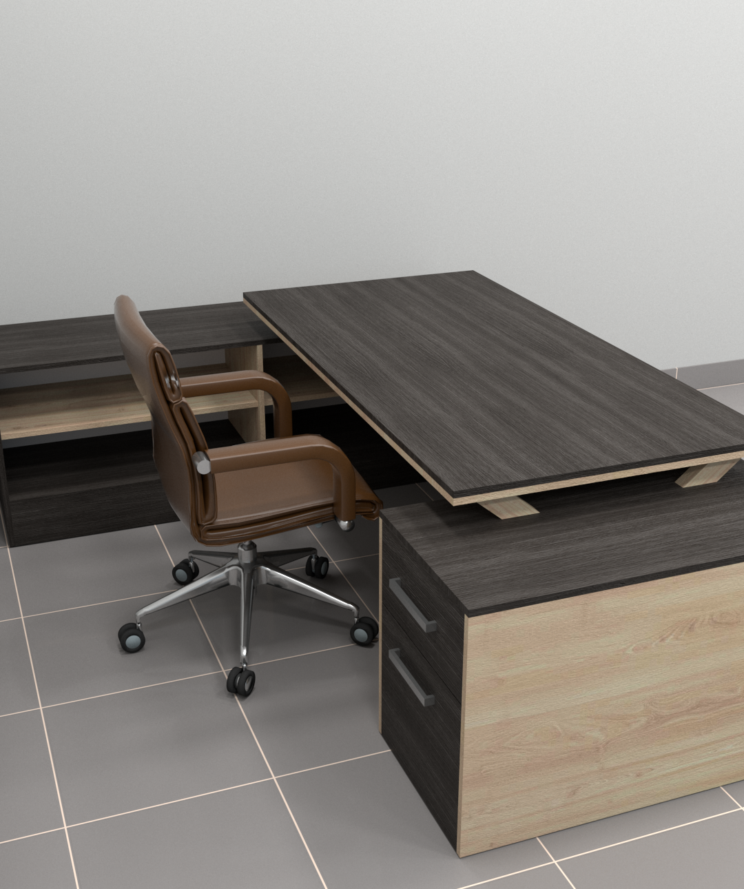 GRAND STRIPE GLOSSY 220x180 EXECUTIVE OFFICE TABLE