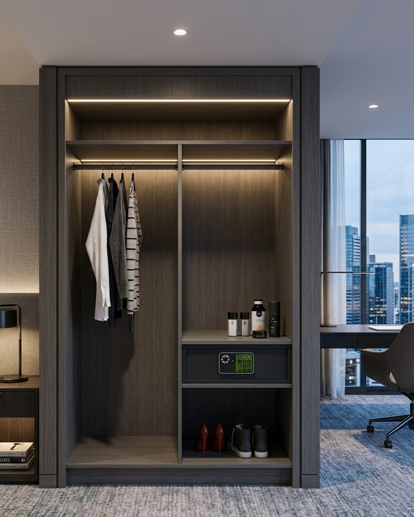 HANA HOTEL 100 WARDROBE & LED