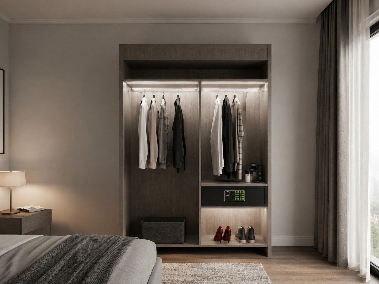 HANA HOTEL 100 WARDROBE & LED