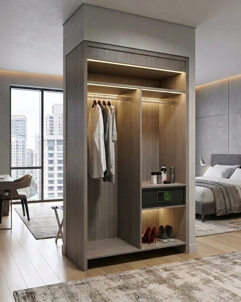 HANA HOTEL 100 WARDROBE & LED