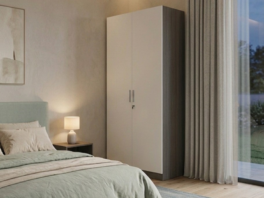 HANA HOTEL 120 2DRW WARDROBE & DOOR