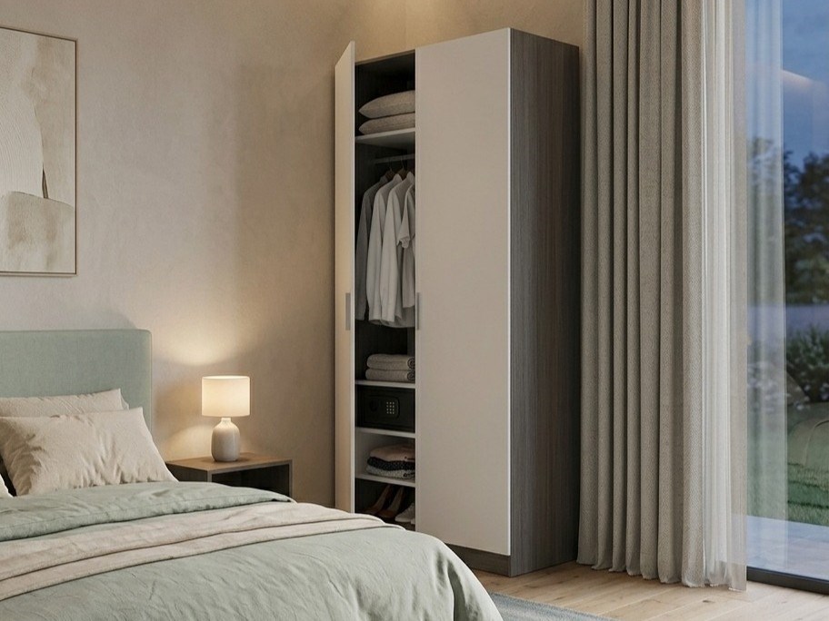 HANA HOTEL 120 2DRW WARDROBE & DOOR