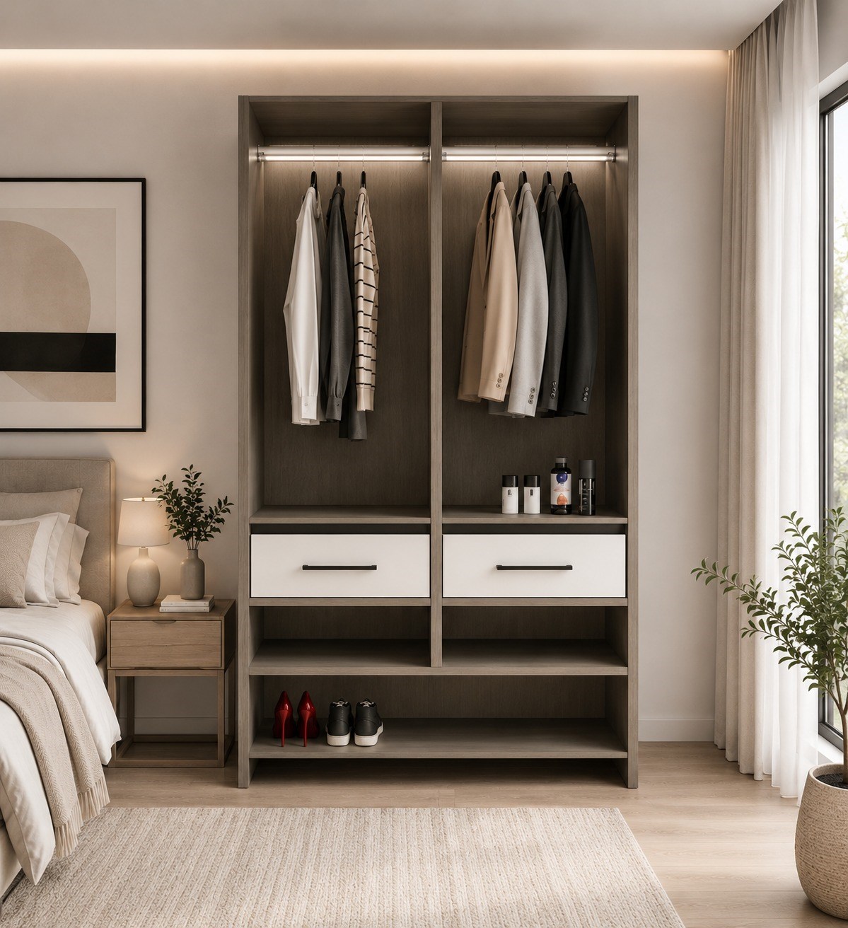 HANA HOTEL 125 WARDROBE & LED