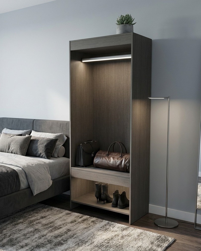 HANA HOTEL 90 LUGGAGE - SHOE RACK WARDROBE & LED
