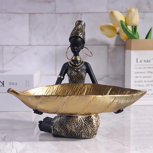 HANDCRAFTED RESIN STATUE ORNAMENT