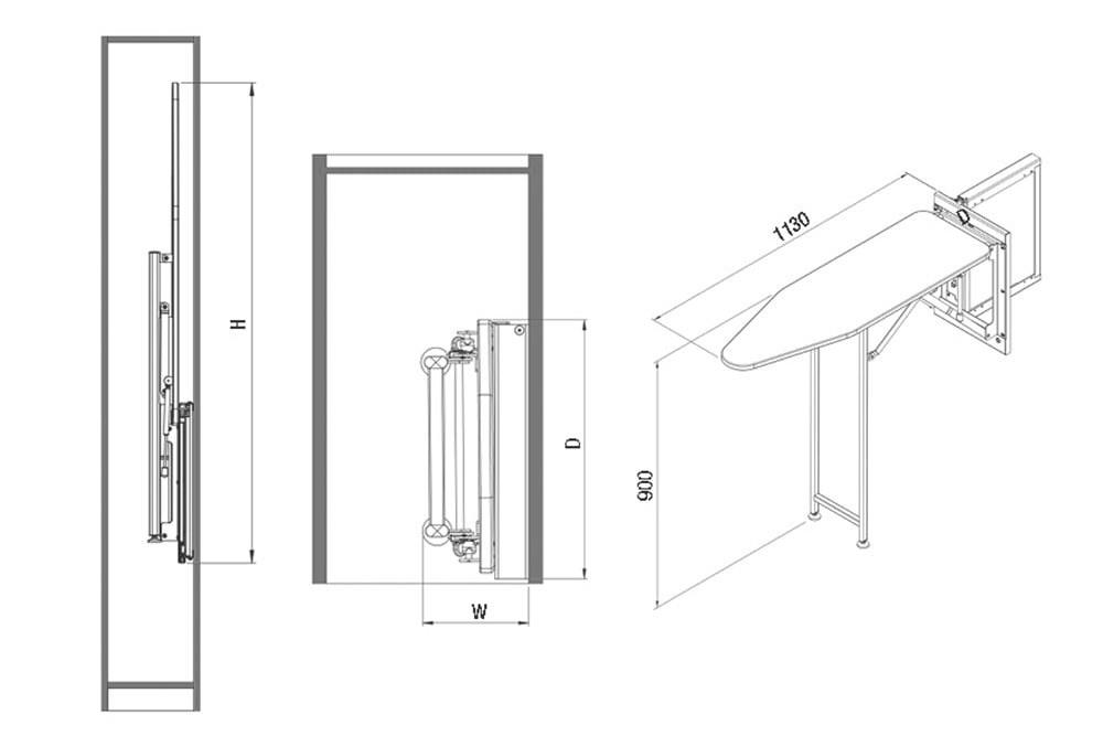 IRONING BOARD S-6611A