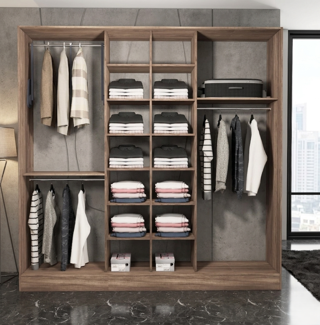 KUGBO 240x240 SLIDING DOOR WARDROBE