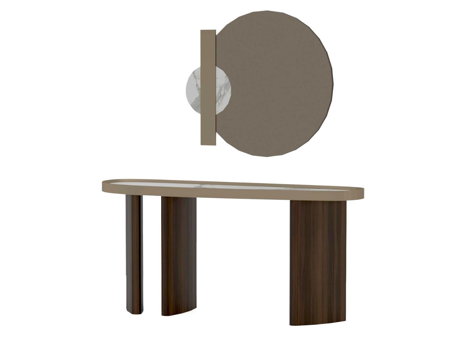 LE MANS CONSOLE TABLE & MIRROR