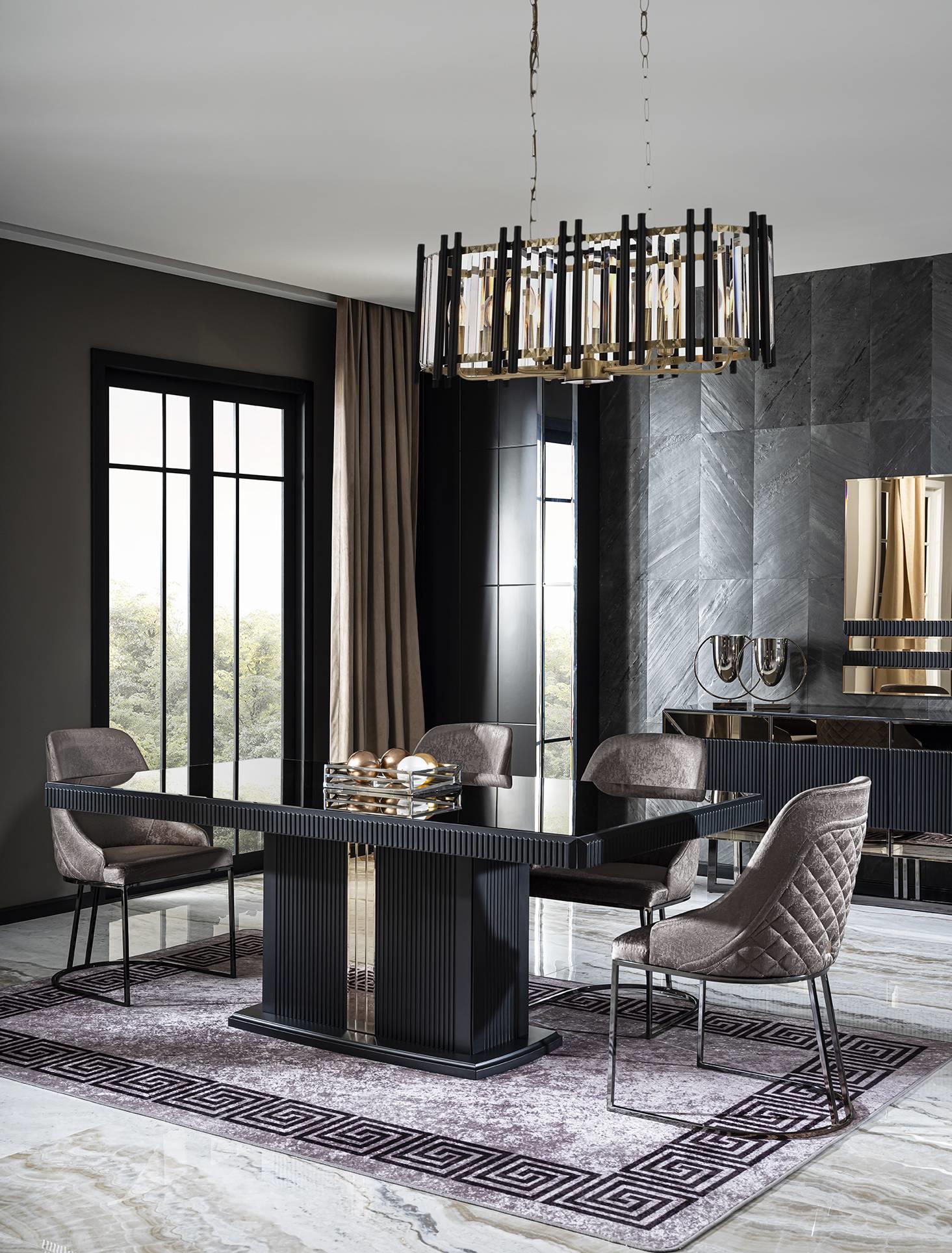 LION DINING TABLE SET