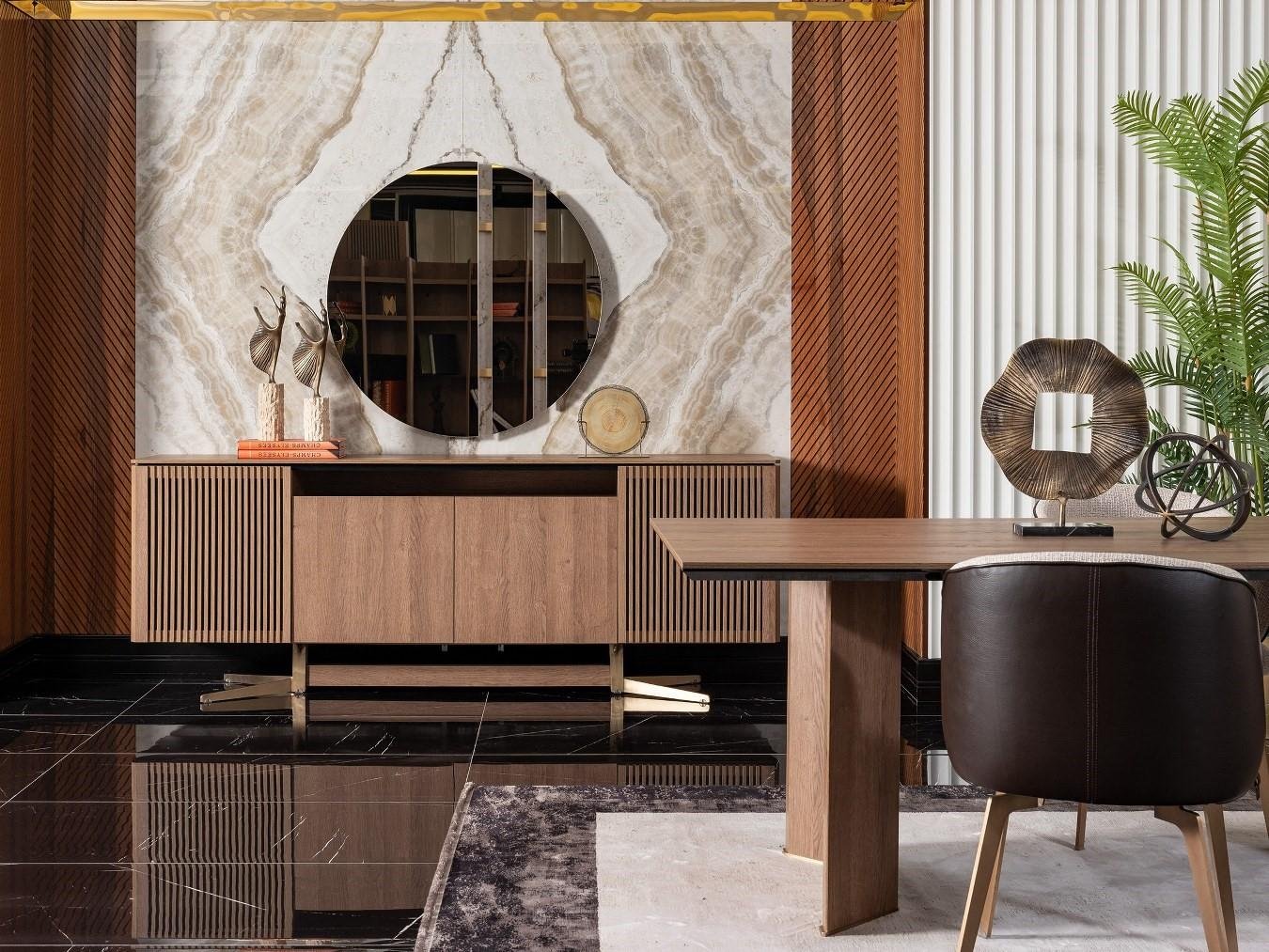 LISBON DINING CONSOLE & MIRROR