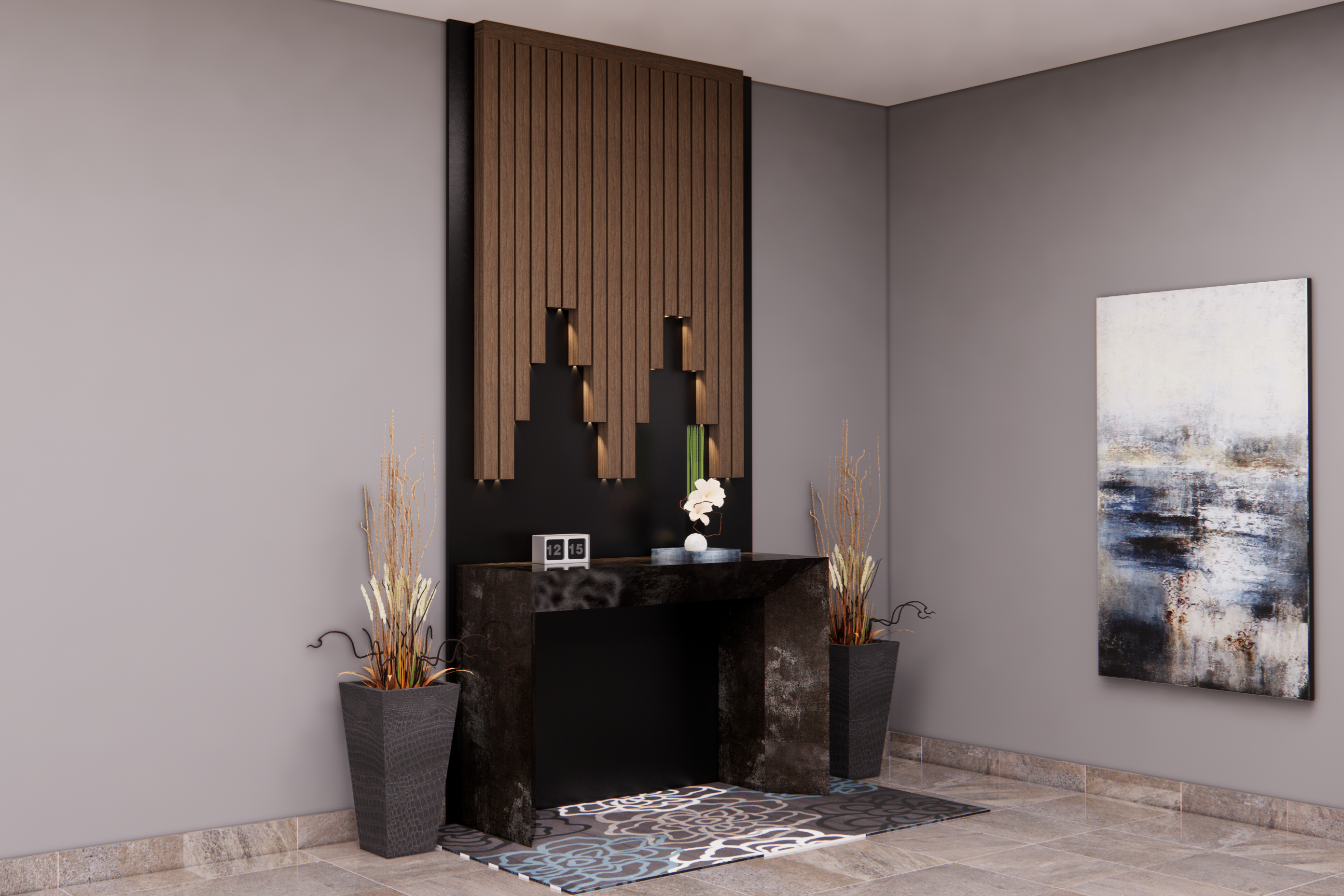 LOTISA WALL DECOR & LIGHT