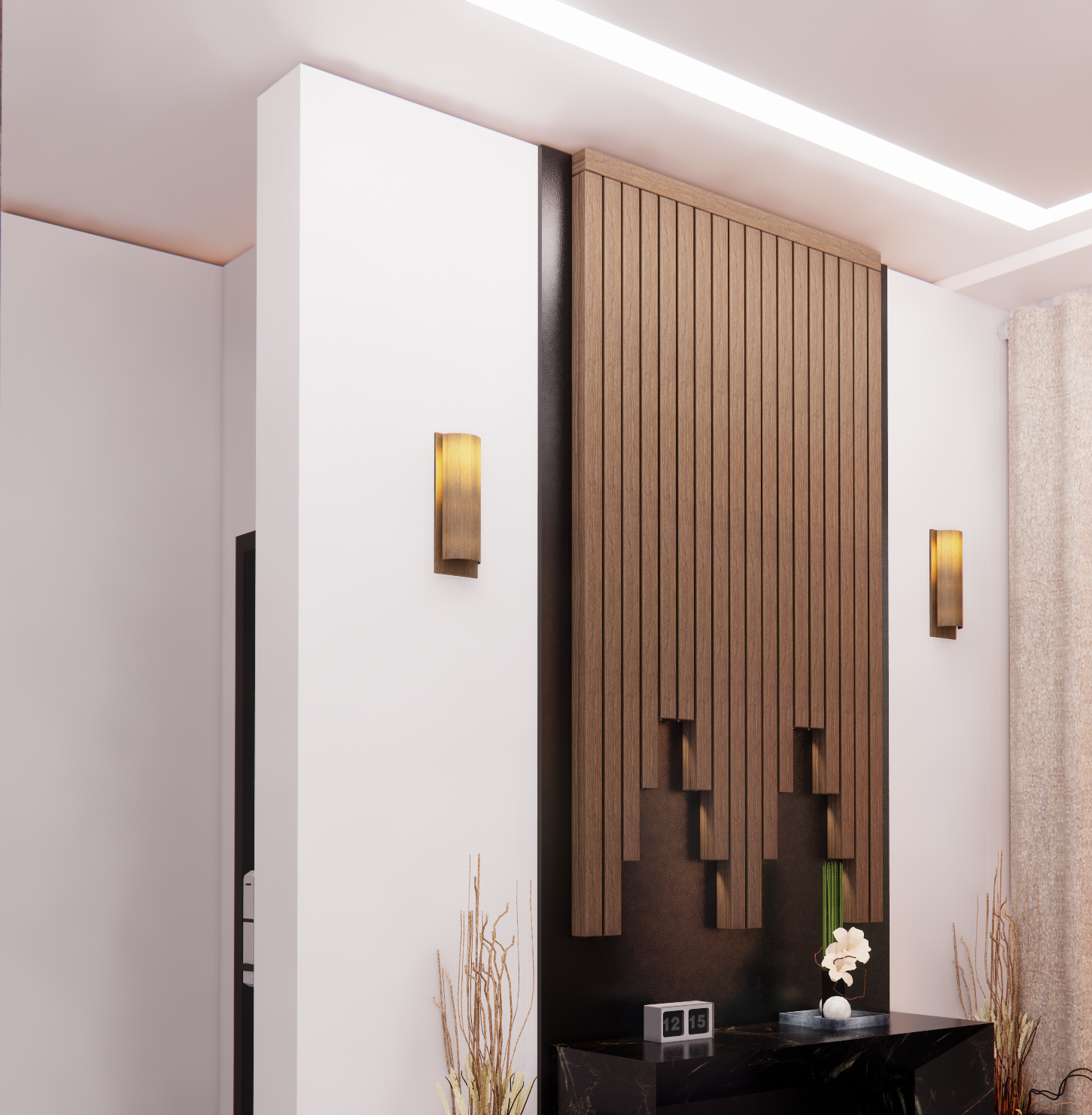 LOTISA WALL DECOR & LIGHT