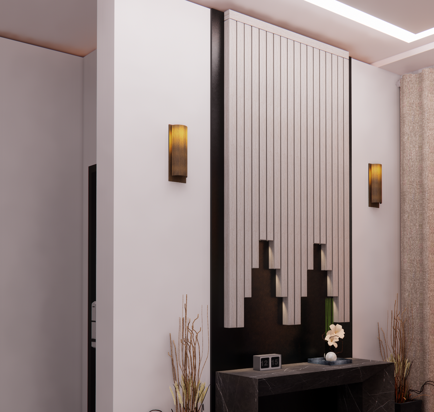 LOTISA WALL DECOR & LIGHT