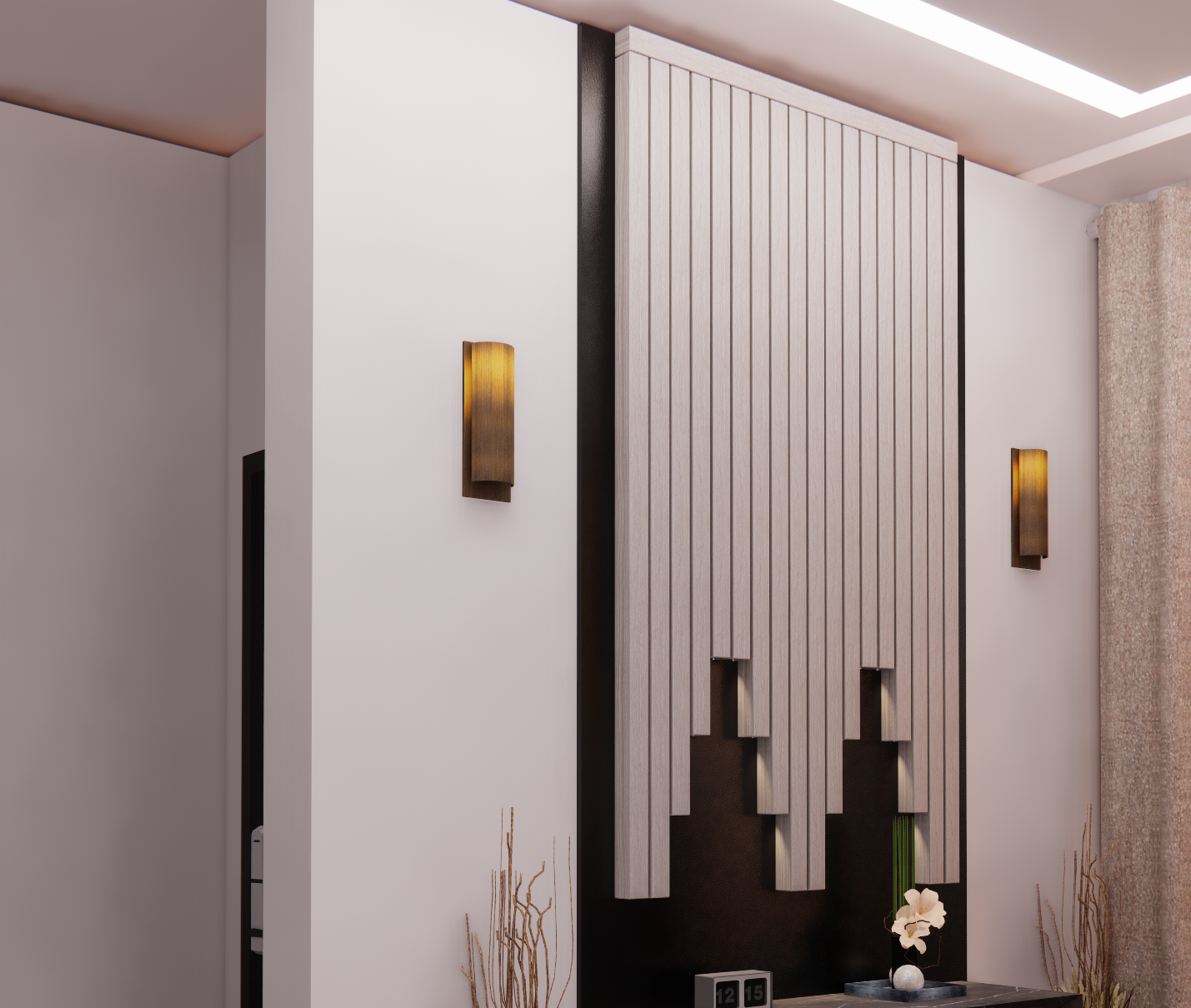LOTISA WALL DECOR & LIGHT