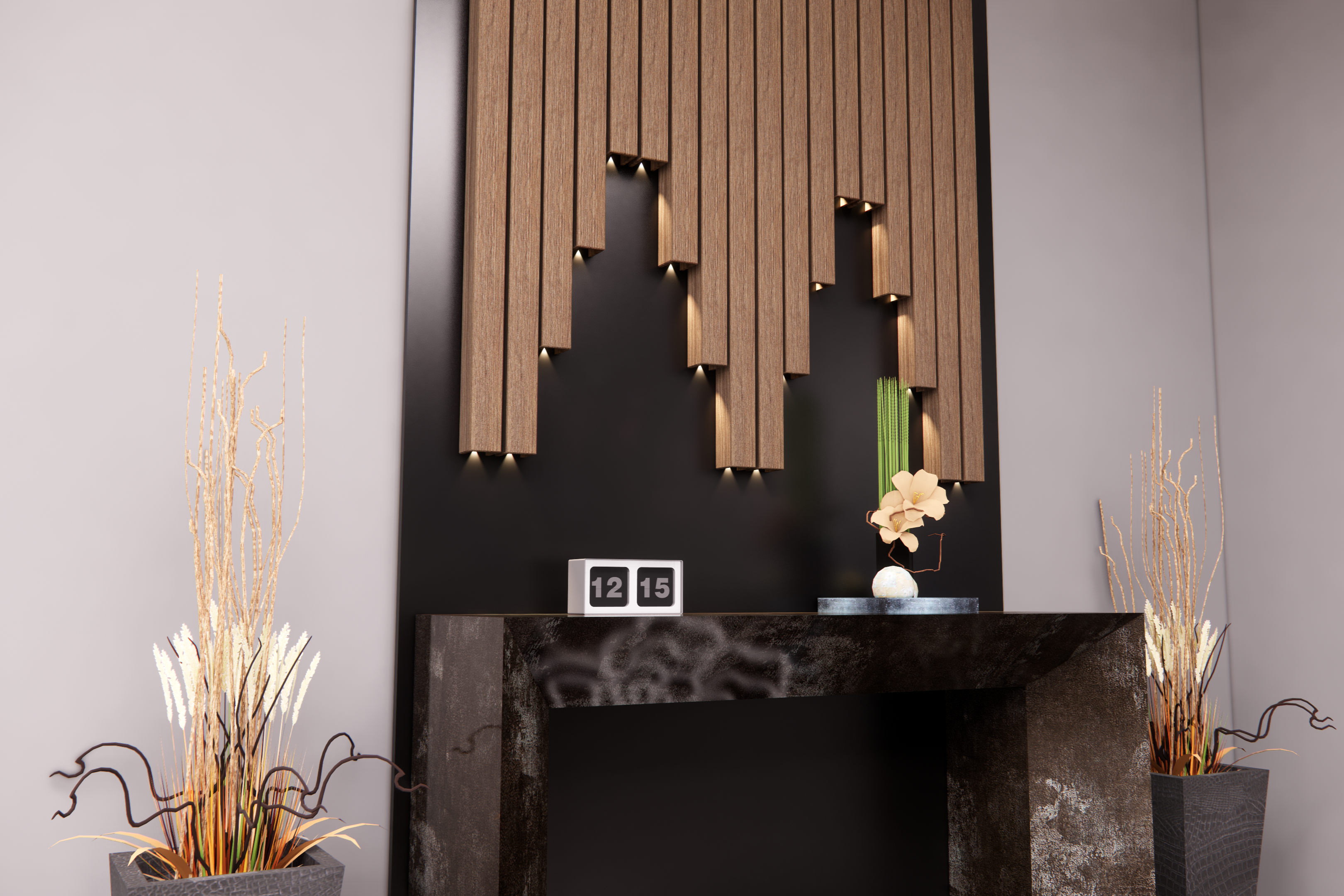 LOTISA WALL DECOR & LIGHT