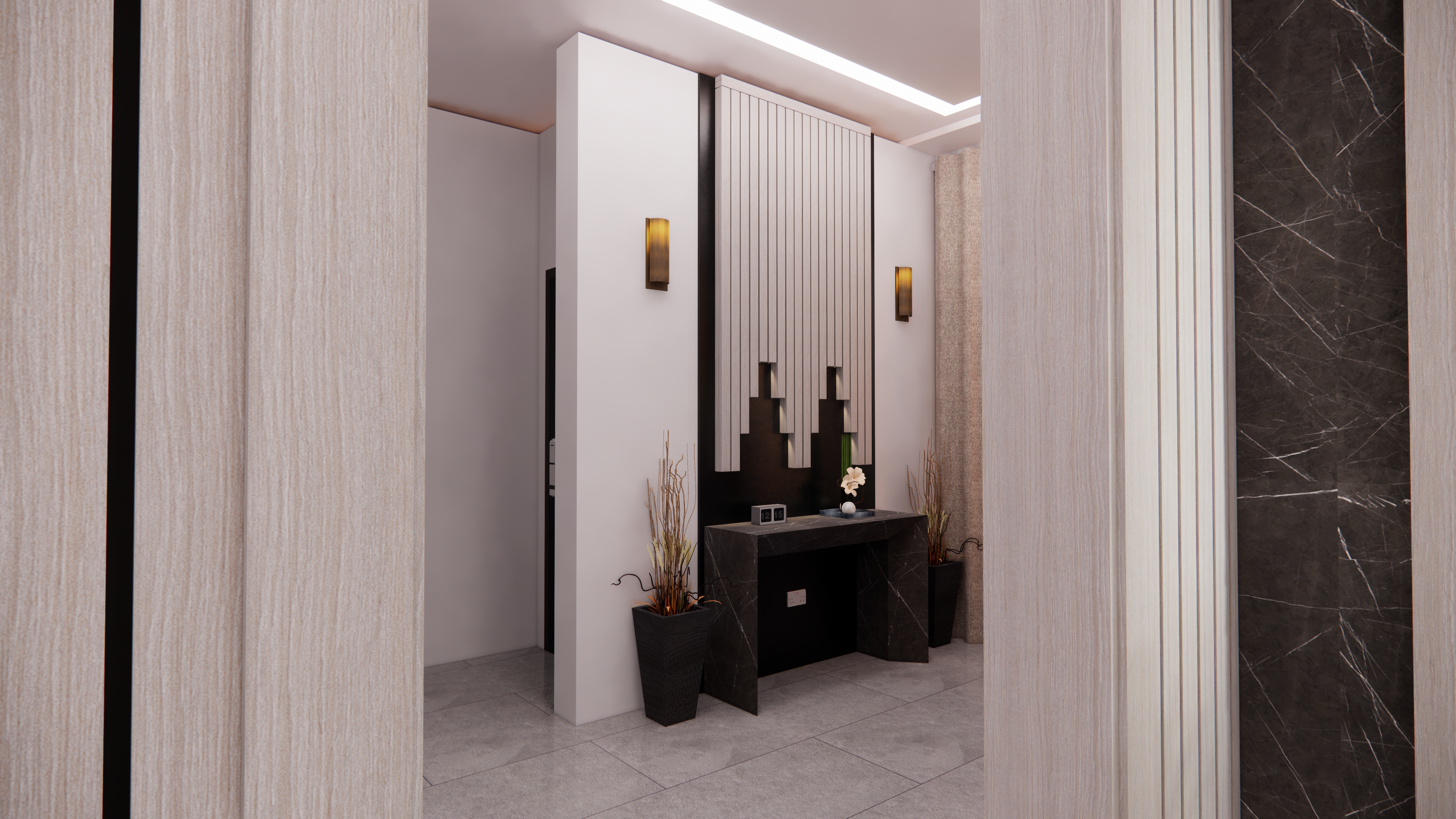 LOTISA WALL DECOR & LIGHT