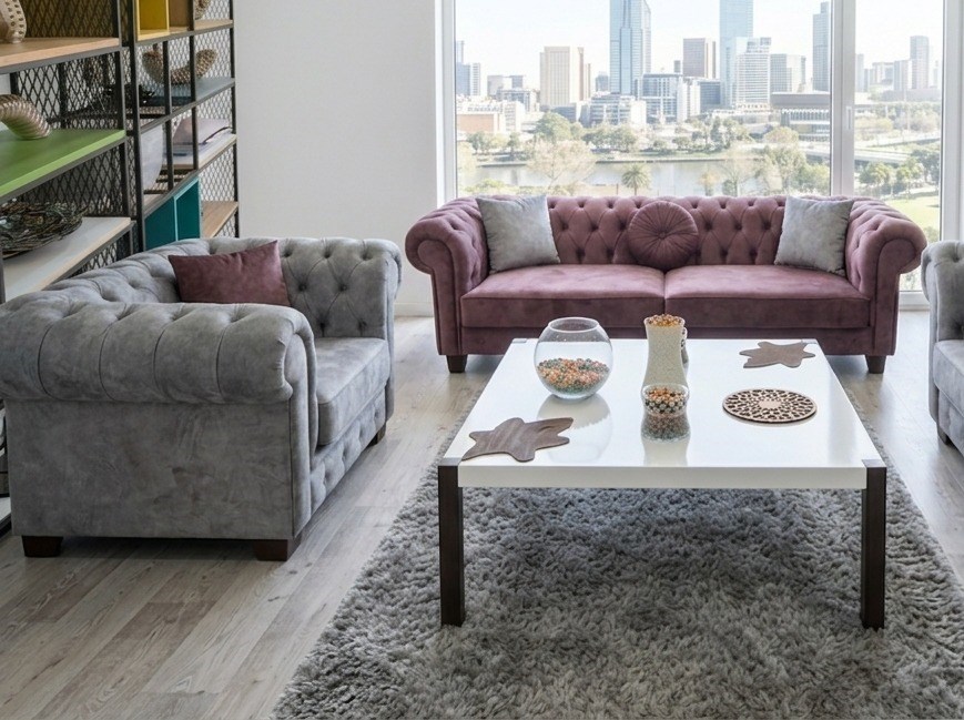 MADRID CHESTER SOFA SET
