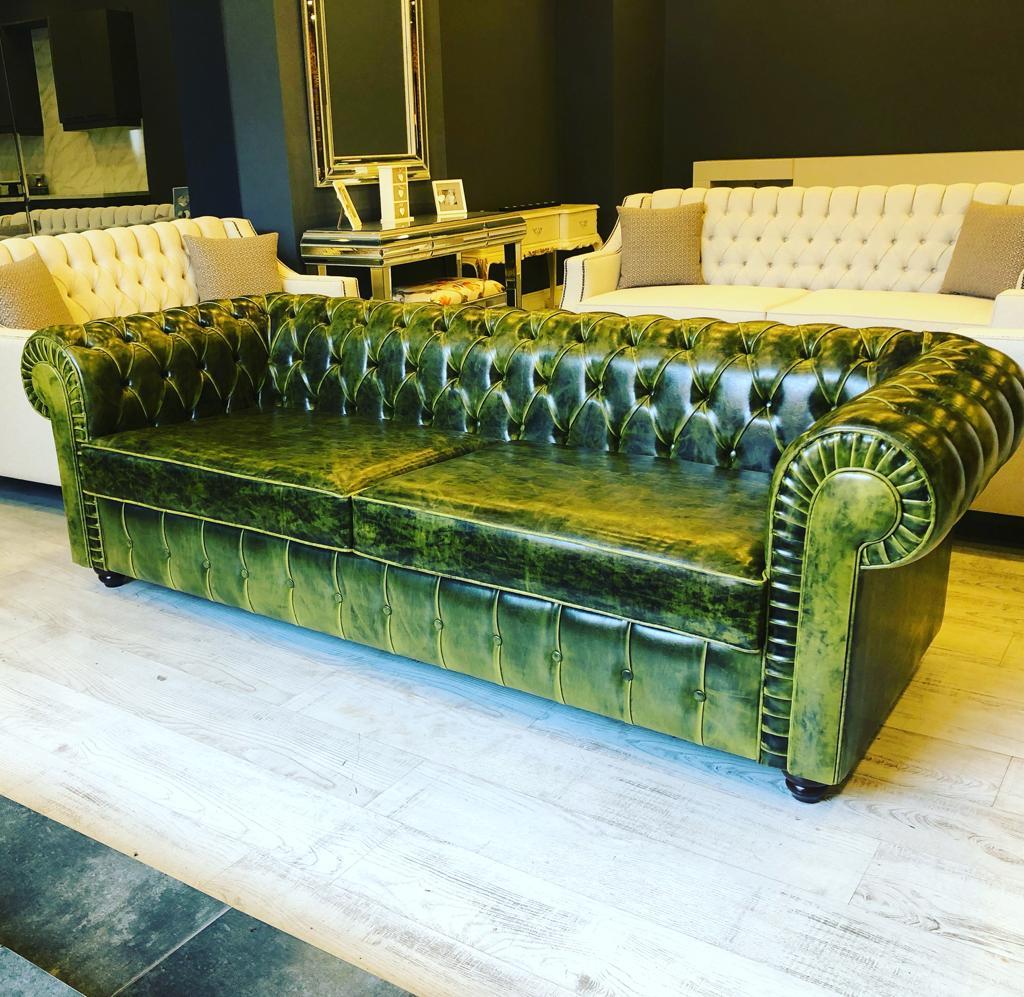 MADRID CHESTER THREE SEATER SOFA