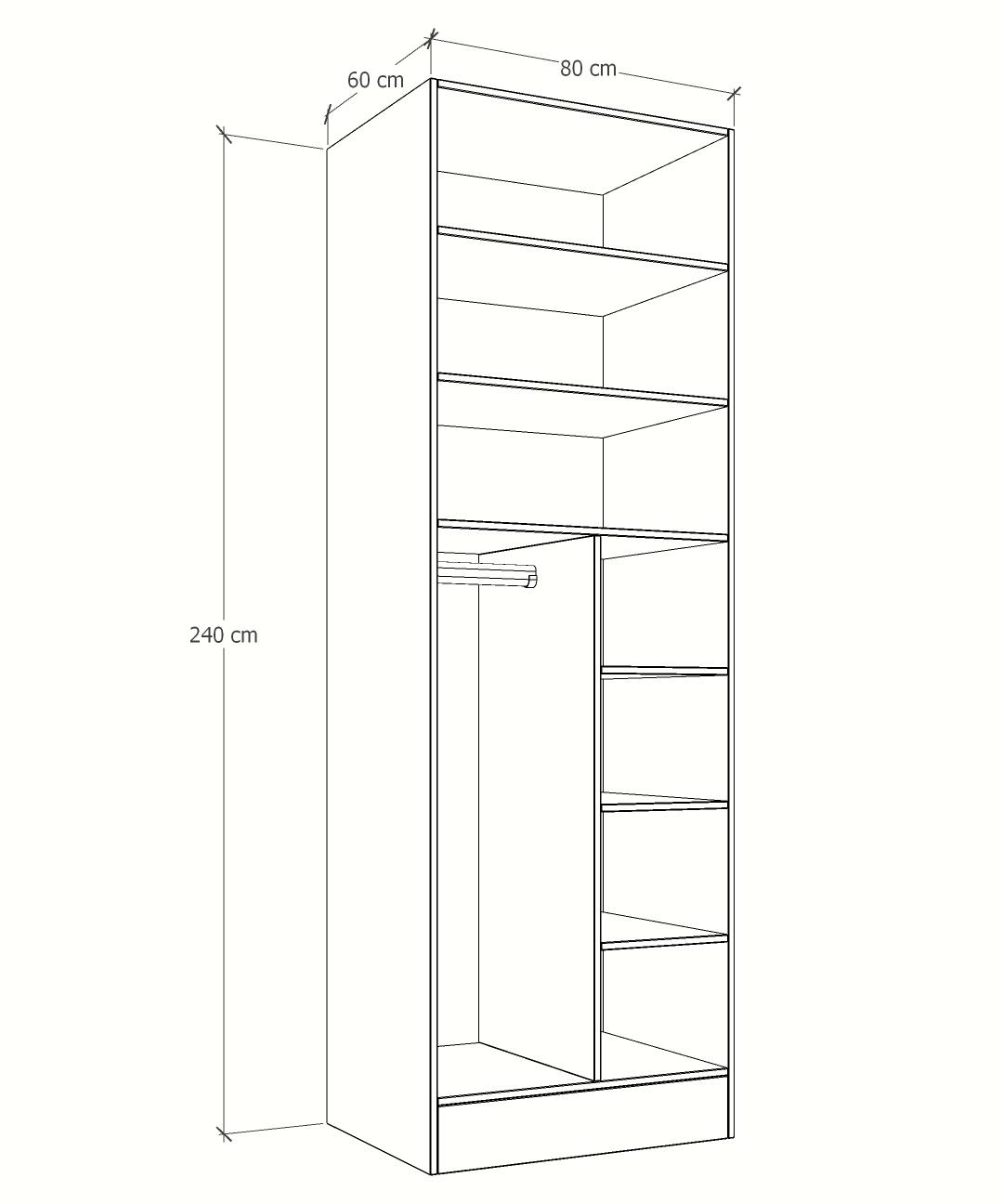MAGIC 125 3FS 2S WARDROBE