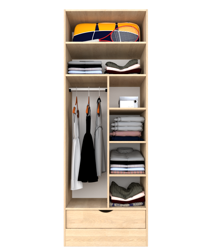 MAGIC 1DRW 125 3FS 1S WARDROBE