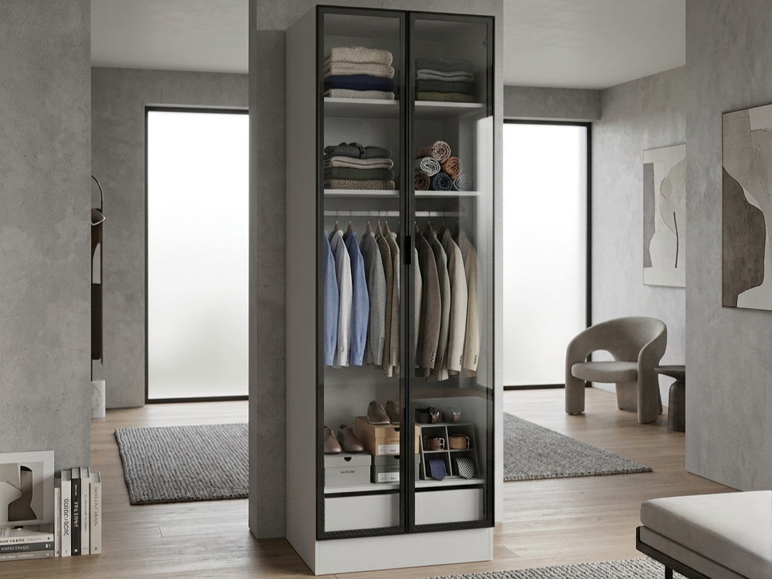 MAGIC 1DRW 125H 1S WARDROBE