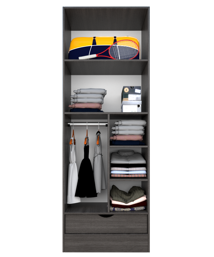 MAGIC 1DRW 90 2FS 1S WARDROBE