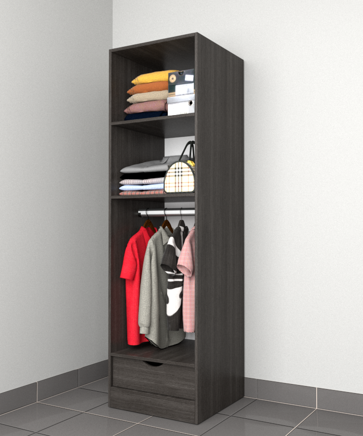 MAGIC 1DRW 90H 1S WARDROBE