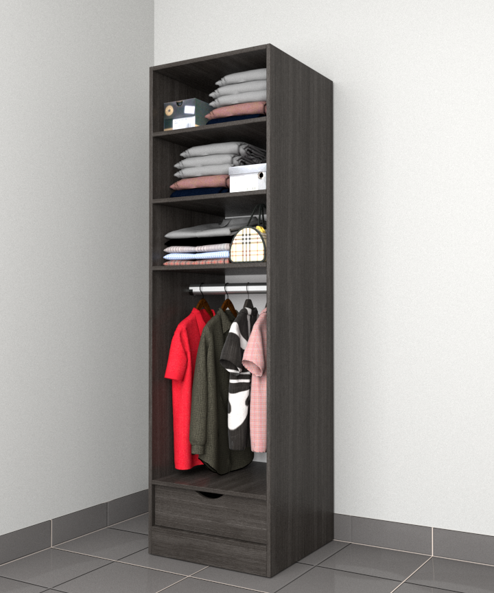MAGIC 1DRW 90H 2S WARDROBE
