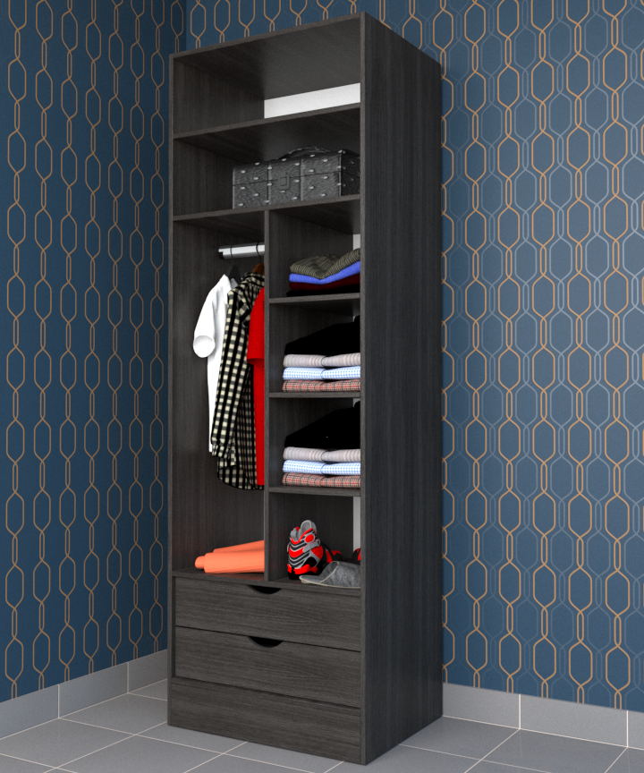 MAGIC 2DRW 125 3FS 1S WARDROBE