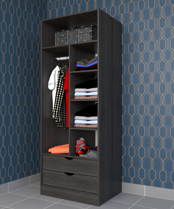 MAGIC 2DRW 125 3FS WARDROBE