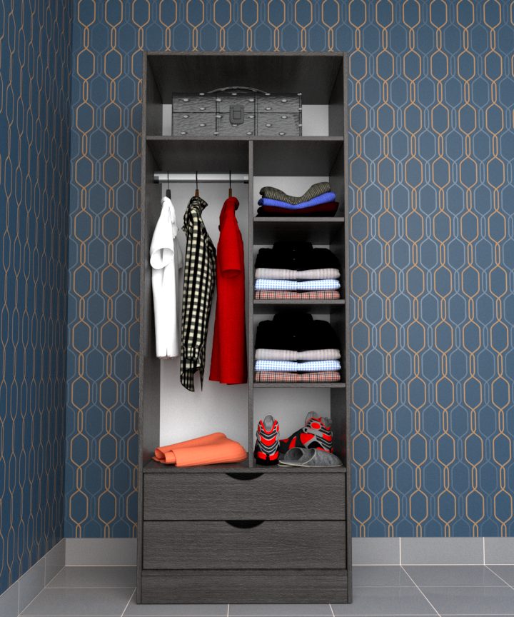MAGIC 2DRW 125 3FS WARDROBE