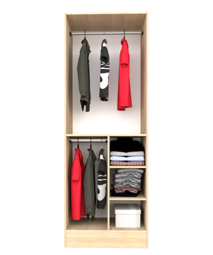 MAGIC 2DRW 90 2FS H WARDROBE