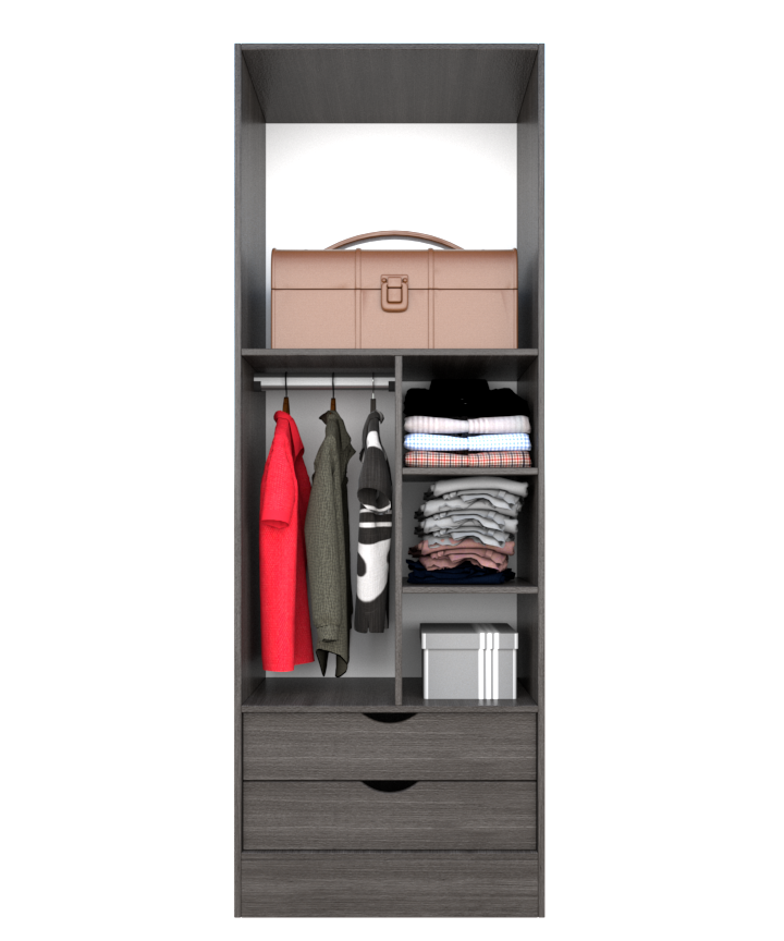 MAGIC 2DRW 90 2FS WARDROBE