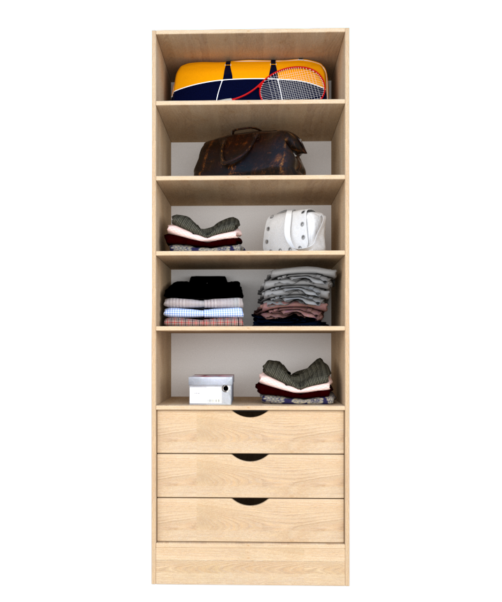 MAGIC 3DRW 4S WARDROBE