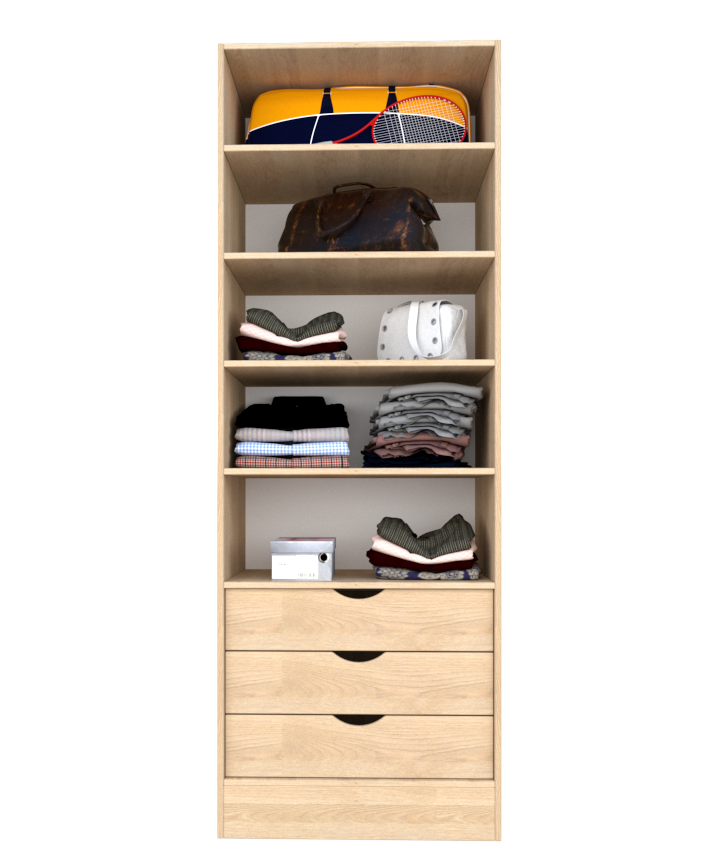 MAGIC 3DRW 4S WARDROBE