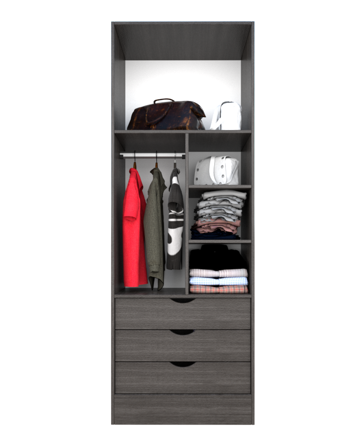 MAGIC 3DRW 90 2FS 1S WARDROBE