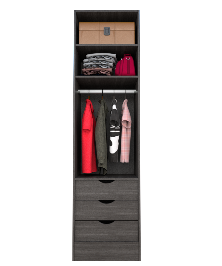 MAGIC 3DRW 90H 1S WARDROBE