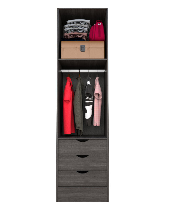 MAGIC 3DRW 90H WARDROBE