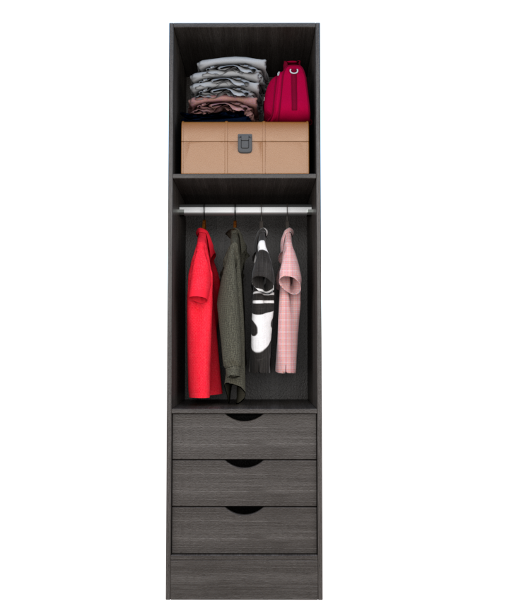 MAGIC 3DRW 90H WARDROBE